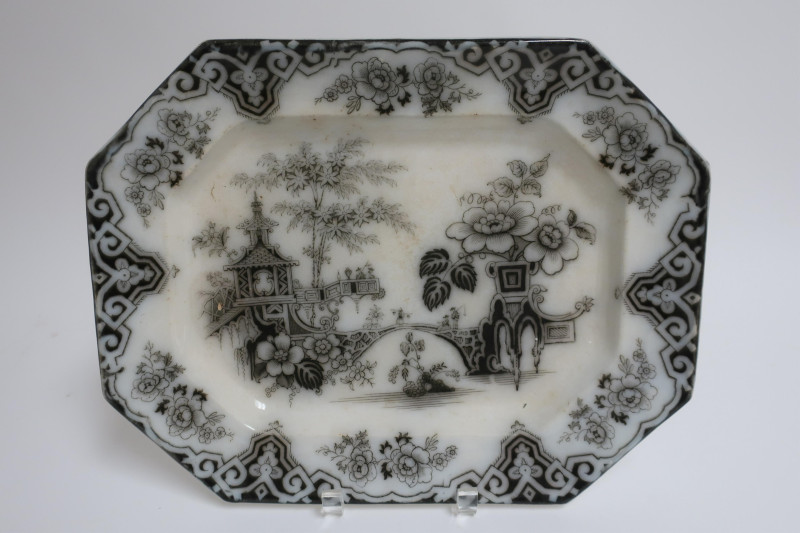 4 Octagonal Mulberry Platters, Bochara, 19th C.