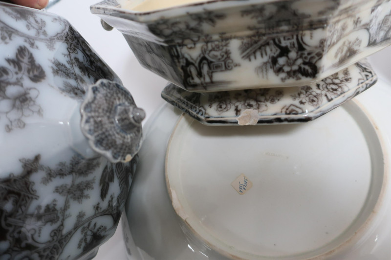 10 Lg Svg Pcs, Mulberry, Bochara, Ironstone Transf