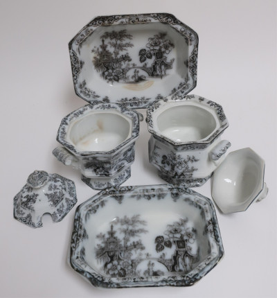 10 Lg Svg Pcs, Mulberry, Bochara, Ironstone Transf