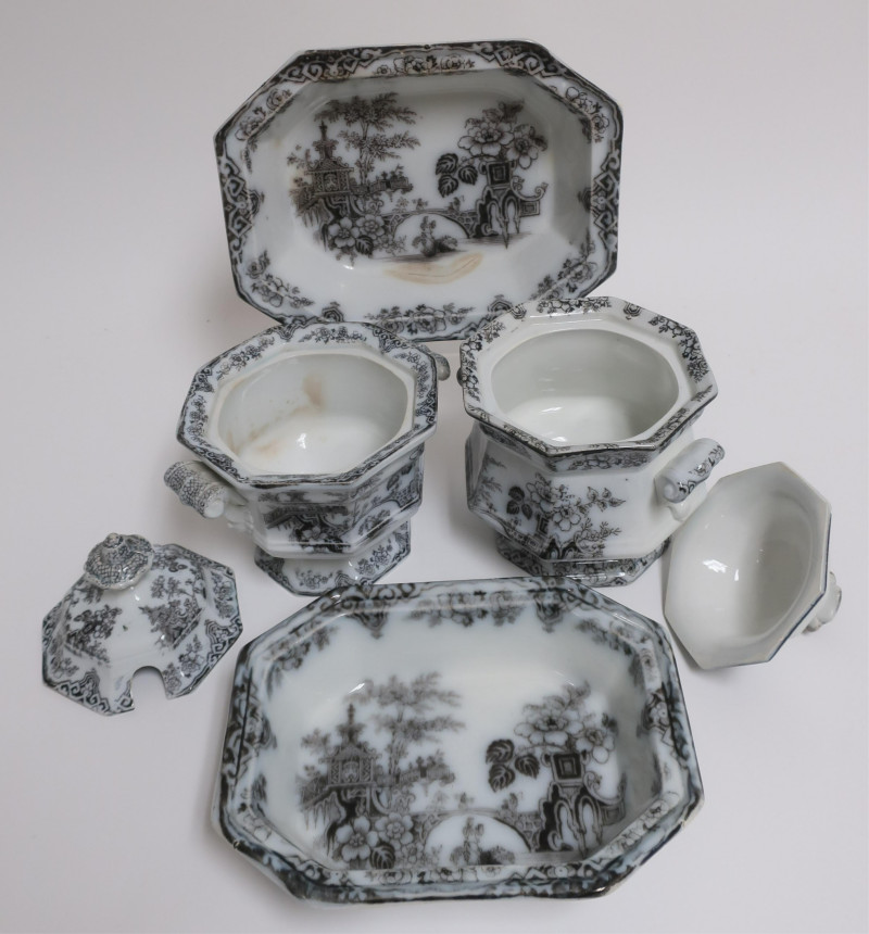 10 Lg Svg Pcs, Mulberry, Bochara, Ironstone Transf