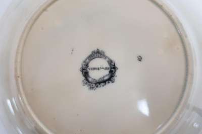 22 Vincennes Mulberry Ironstone Transferware