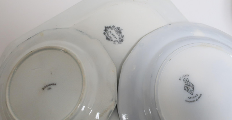 Approx. 60 Mulberry Ironstone Transferware Pieces