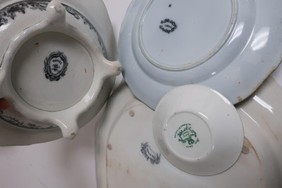 22 Mulberry &amp; Other English Ironstone Transferware