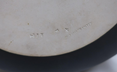 Near Pair Wedgwood Basalt Cache Pots/Jardinieres