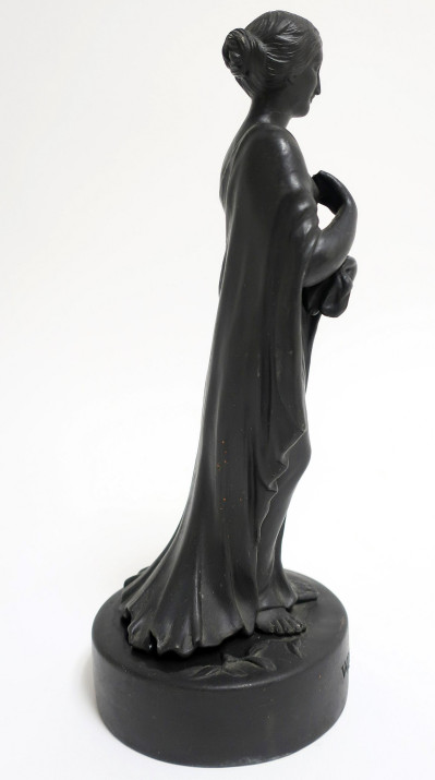 Wedgwood Basalt Figure of &apos;Winter&apos;