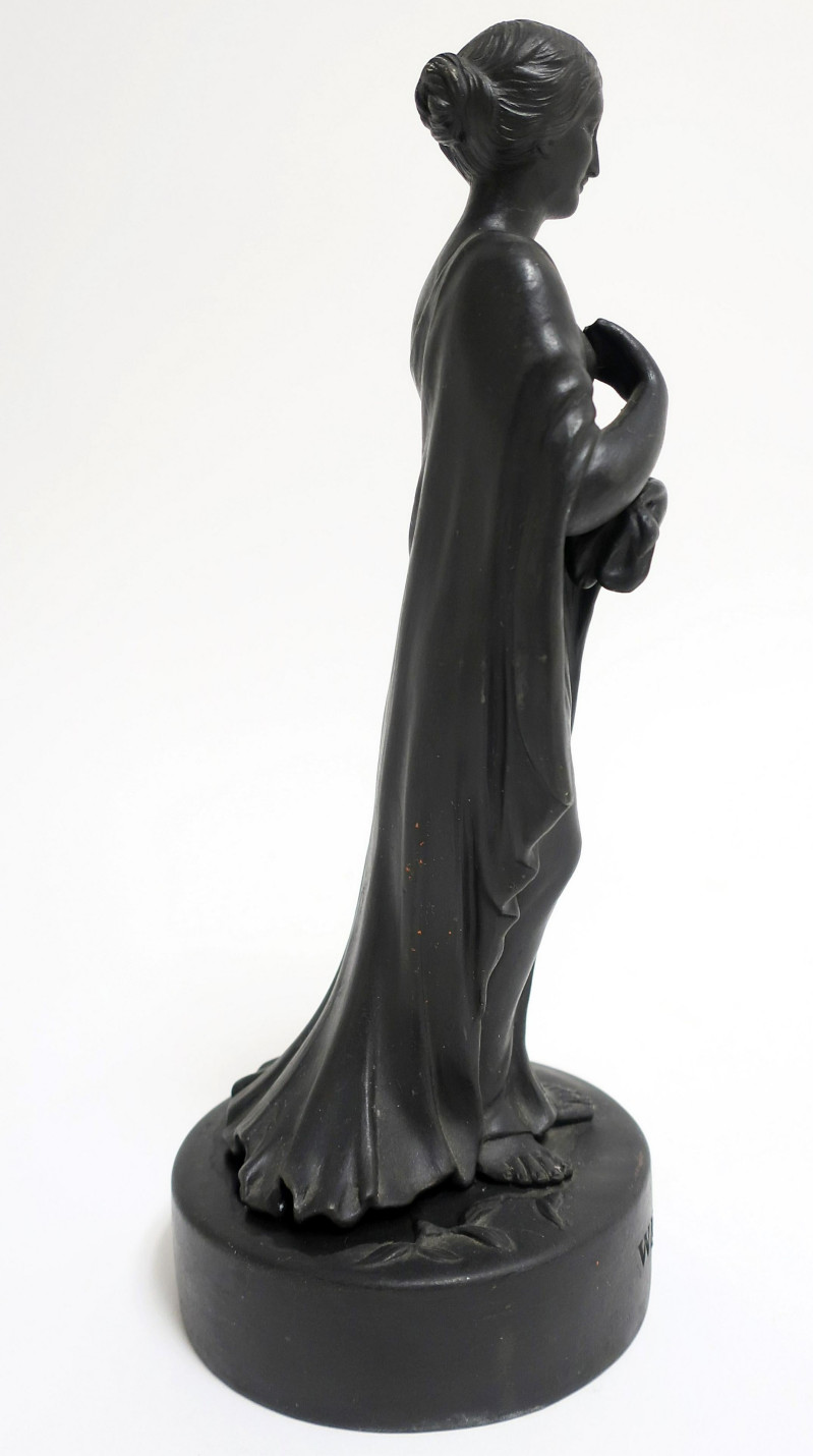 Wedgwood Basalt Figure of &apos;Winter&apos;