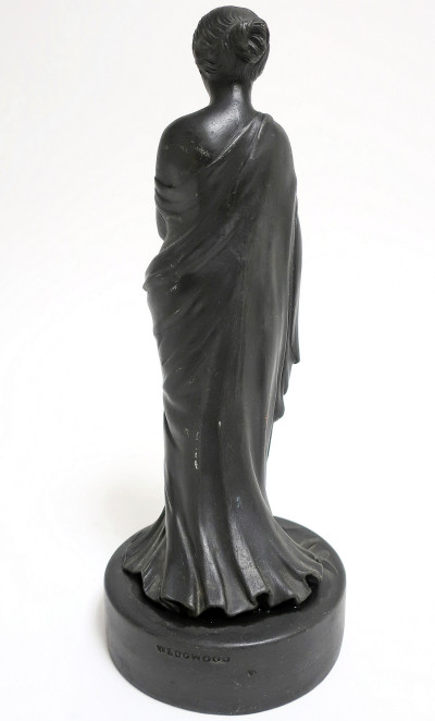 Wedgwood Basalt Figure of &apos;Winter&apos;