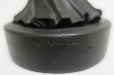 Wedgwood Basalt Figure of &apos;Winter&apos;