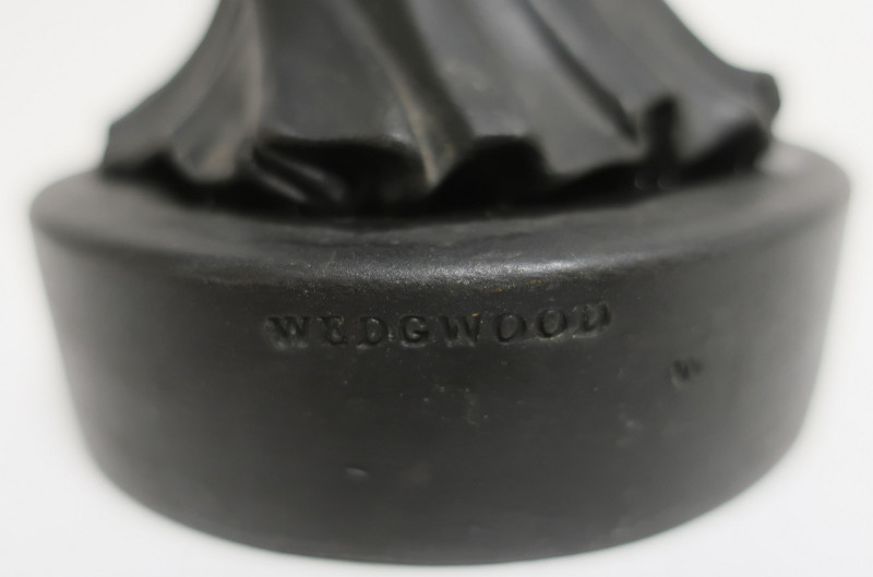 Wedgwood Basalt Figure of &apos;Winter&apos;