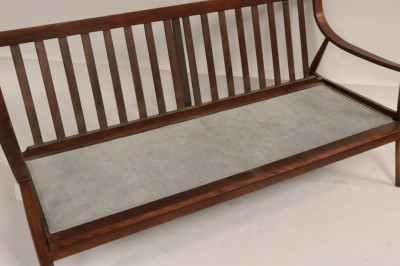 Mid Century Modern Walnut Sofa &amp; Armchair, 1960