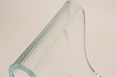 FIAM Etched Glass &quot;Ghost&quot; Chair, circa 1980