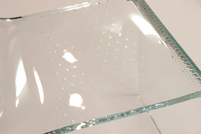 FIAM Etched Glass &quot;Ghost&quot; Chair, circa 1980