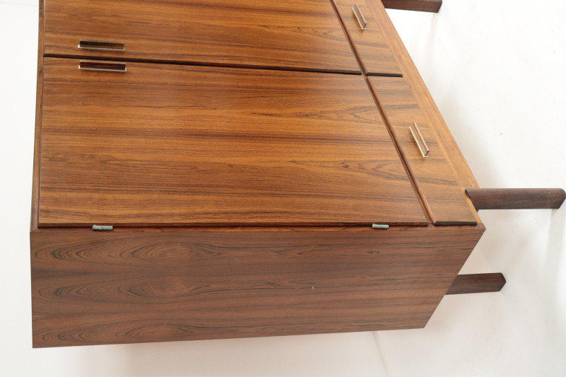 Danish Modern Rosewood Bar Cabinet, Odder, 1965