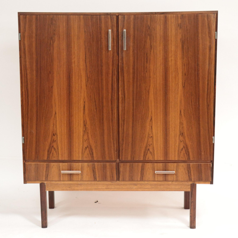 Danish Modern Rosewood Bar Cabinet, Odder, 1965