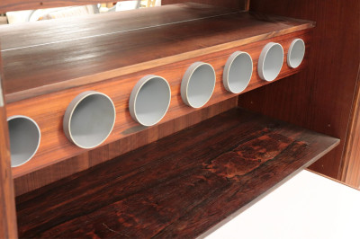 Danish Modern Rosewood Bar Cabinet, Odder, 1965
