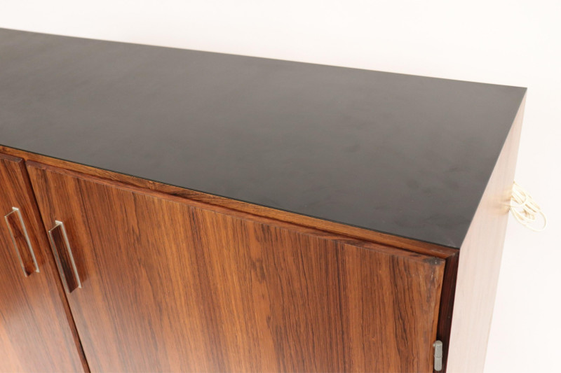 Danish Modern Rosewood Bar Cabinet, Odder, 1965