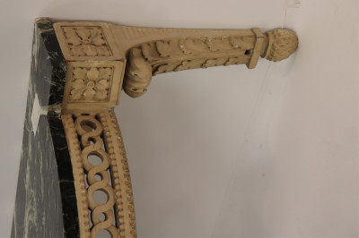 Louis XVI Style Cream Painted Console, E. 20th C.