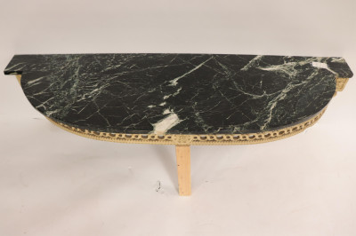 Louis XVI Style Cream Painted Console, E. 20th C.