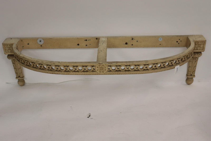 Louis XVI Style Cream Painted Console, E. 20th C.