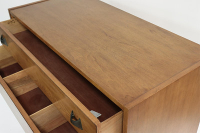 Century Furniture Walnut Tall Chest, 1960