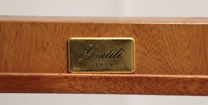 Gentili Burl Walnut Jewelry Cabinet, circa 1980