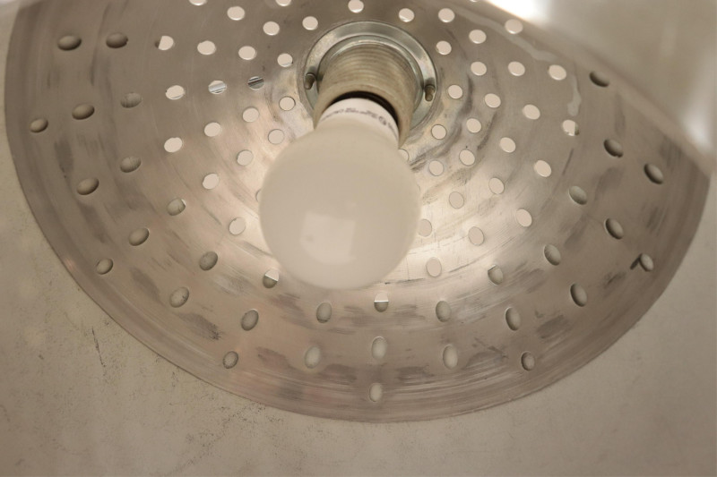 1970&apos;s Chrome &amp; Cast Iron Arc Floor Lamp, Kovac