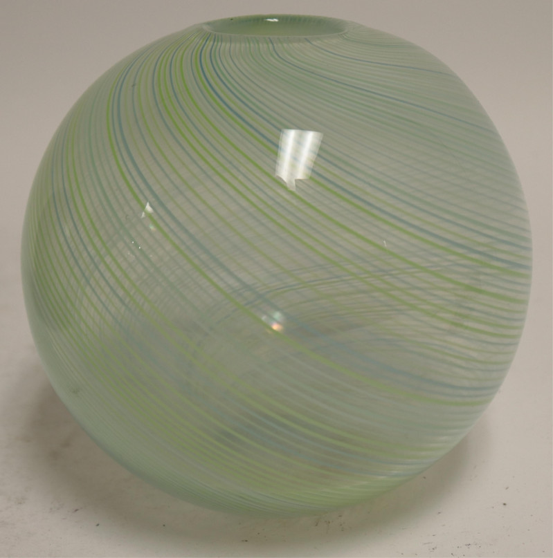 Pr Carlo Scarpa Glass &amp; 3 Danish Holmegaard Vases