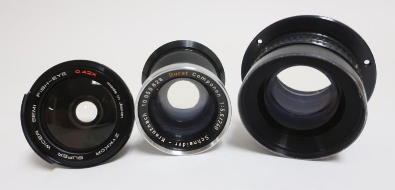 Group German Large Format Lenses