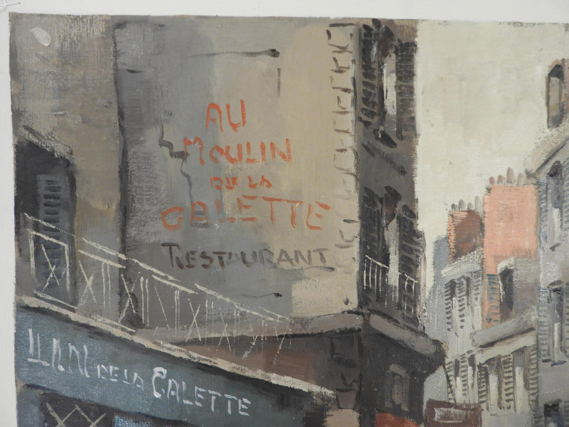 Max Moreau - Parisian Street Scene I