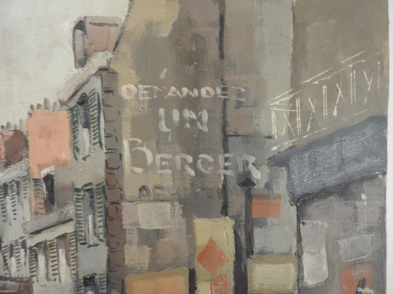 Max Moreau - Parisian Street Scene I
