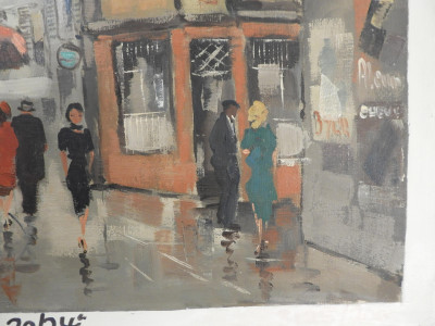 Max Moreau - Parisian Street Scene I