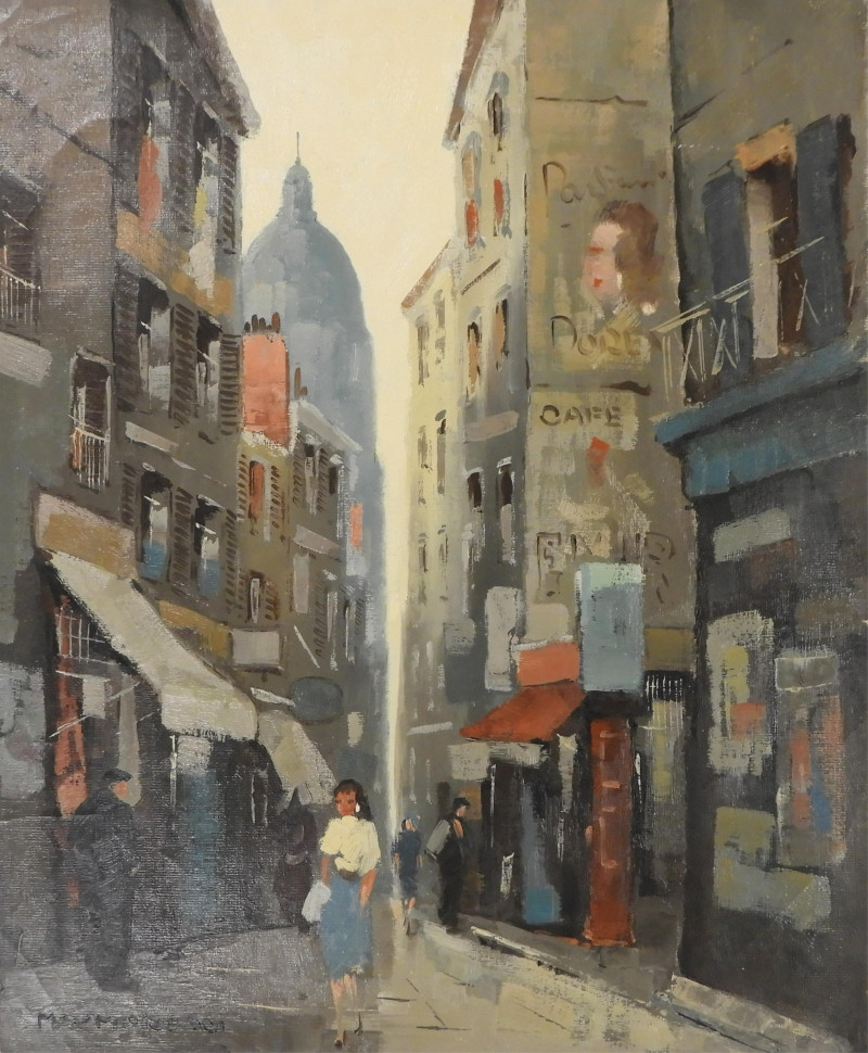 Max Moreau - Parisian Street Scene II