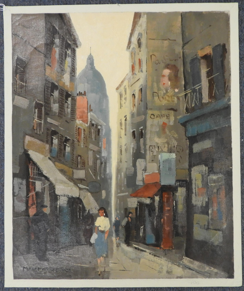 Max Moreau - Parisian Street Scene II