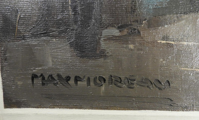 Max Moreau - Parisian Street Scene II