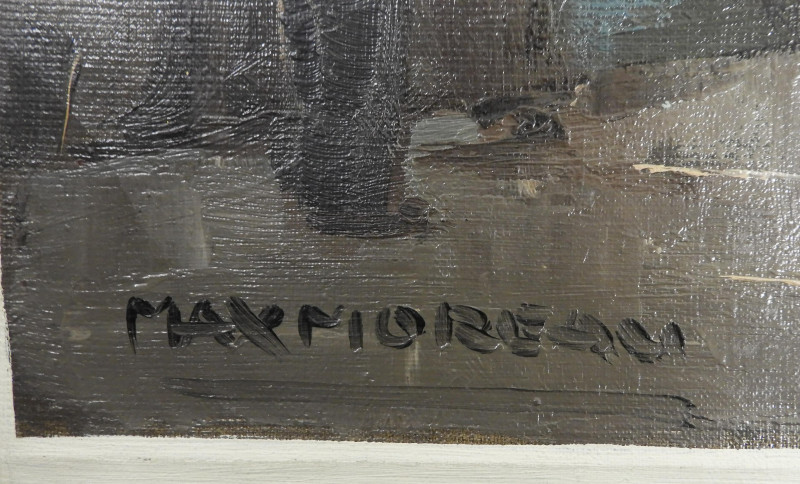 Max Moreau - Parisian Street Scene II