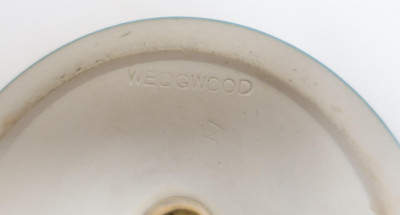 Pair Wedgwood Light Blue Ground Jasper Dip Vases