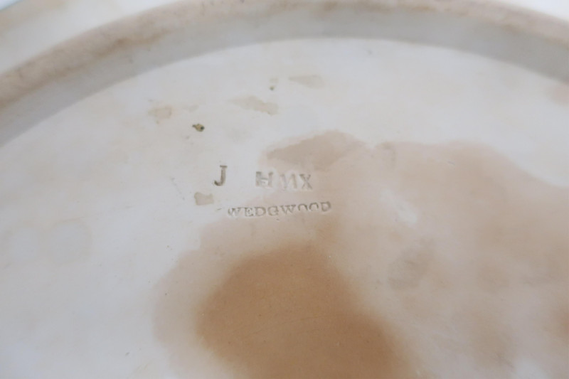 Very Tall Blue Wedgwood Jasper Dip Domed Plate