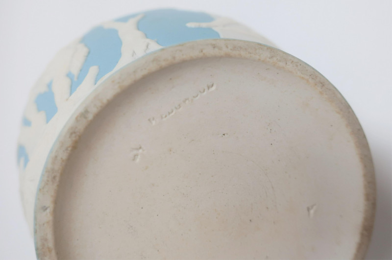 Wedgwood Light Blue Jasper Dip Portland Vase