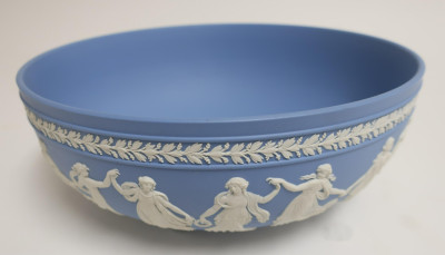 Wedgwood Jasperware Dancing Hours Bowl &amp; Vases