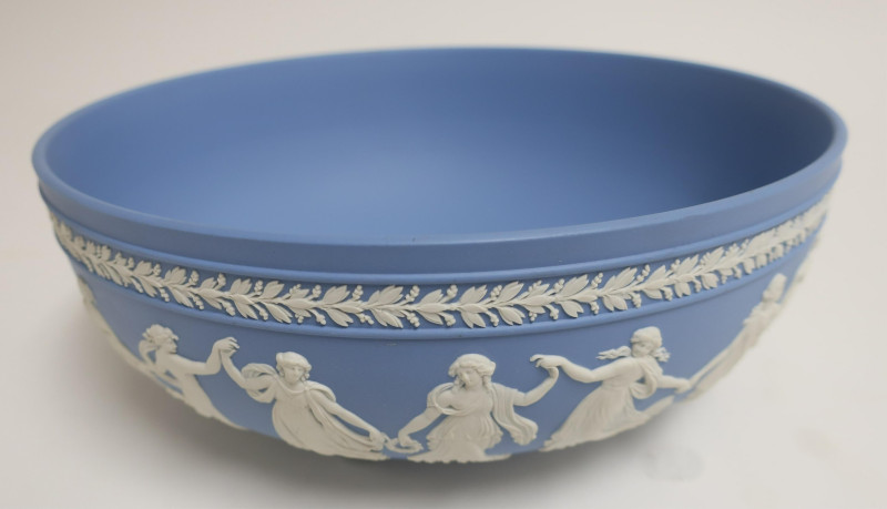 Wedgwood Jasperware Dancing Hours Bowl &amp; Vases