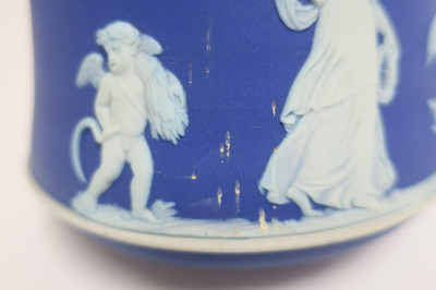 3 Wedgwood Jasper Dip Biscuit Jars