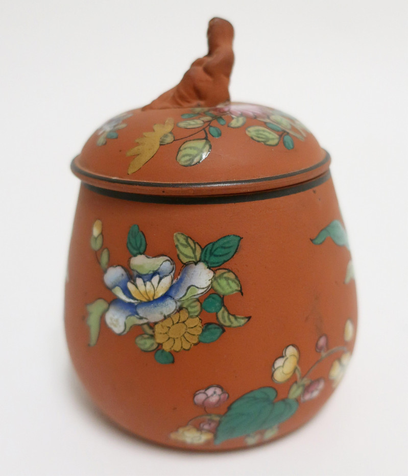 Wedgwood Rosso Antico Small Covered Jar