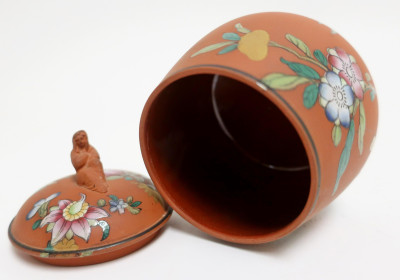 Wedgwood Rosso Antico Small Covered Jar