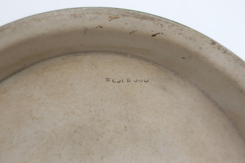 2 Wedgwood Deep Green Jasper Dip Jardinieres