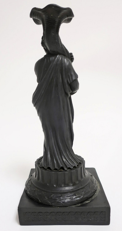Black Basalt Wedgwood Candlestick