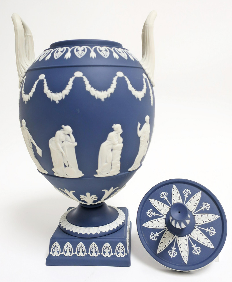 Wedgwood Jasperware Covered Urn