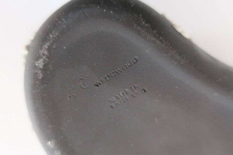 6 Black Basalt Wedgwood Boxes