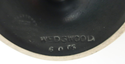 4 Wedgwood Black Glazed Campagna Shaped Urns