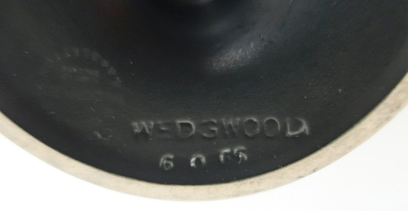 4 Wedgwood Black Glazed Campagna Shaped Urns