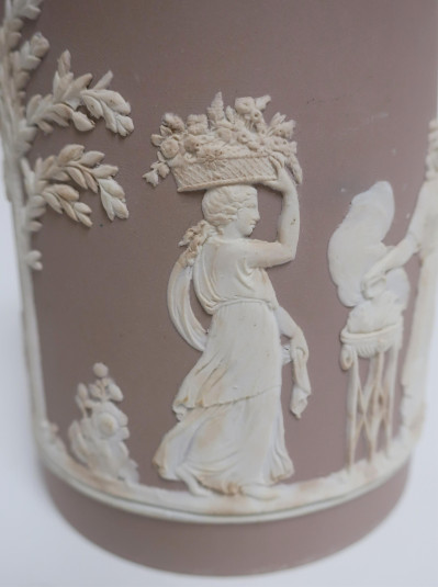 3 Wedgwood Lavender Dip Jasper Pitchers